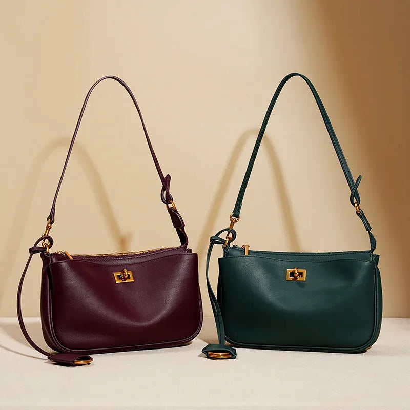 Bolsa de Ombro em Couro Vegas