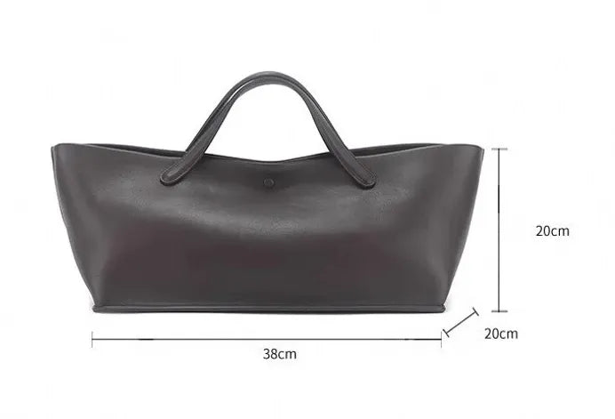 Bolsa Tote de Mão em couro Genebra