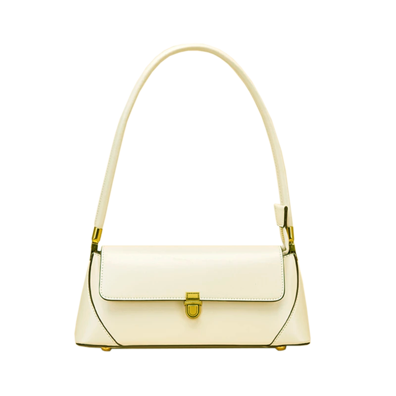 Bolsa Baguete em Couro Veneza