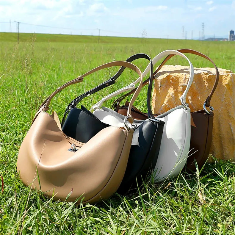 Bolsa de Ombro em Couro Verena