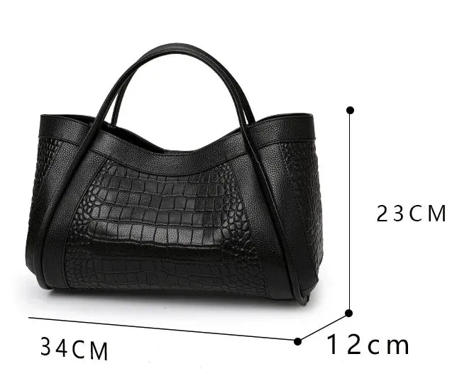 Bolsa de Mão em Couro Iona Black