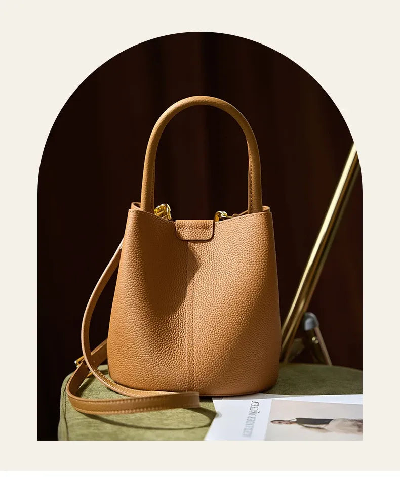 Bolsa Bucket Couro Legítimo Breeze