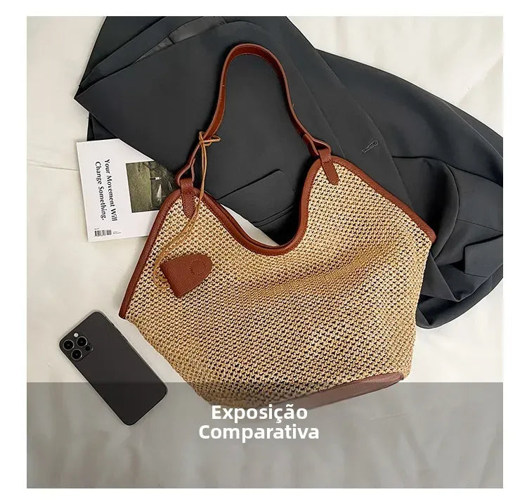 Bolsa de Ombro Maresias Marrom