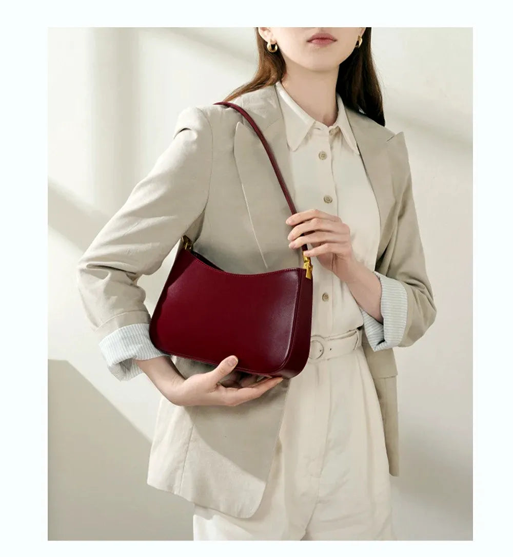 Bolsa de Ombro em Couro Nobreza