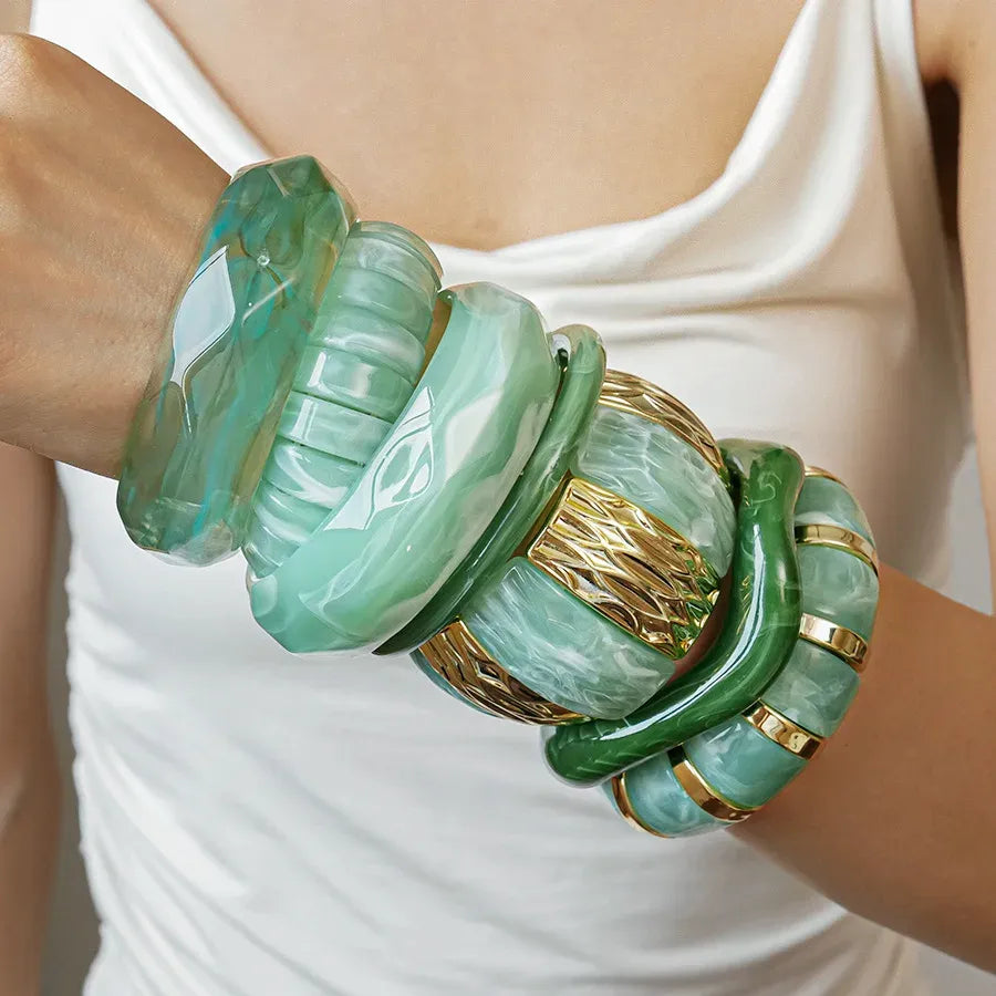 Braceletes Maxxi Verde Bahia