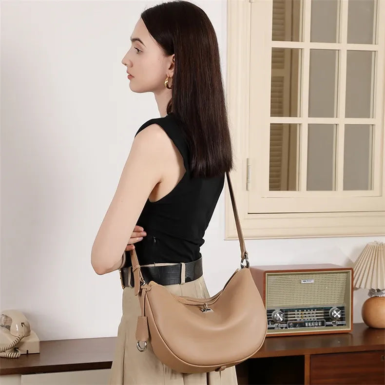 Bolsa de Ombro em Couro Verena