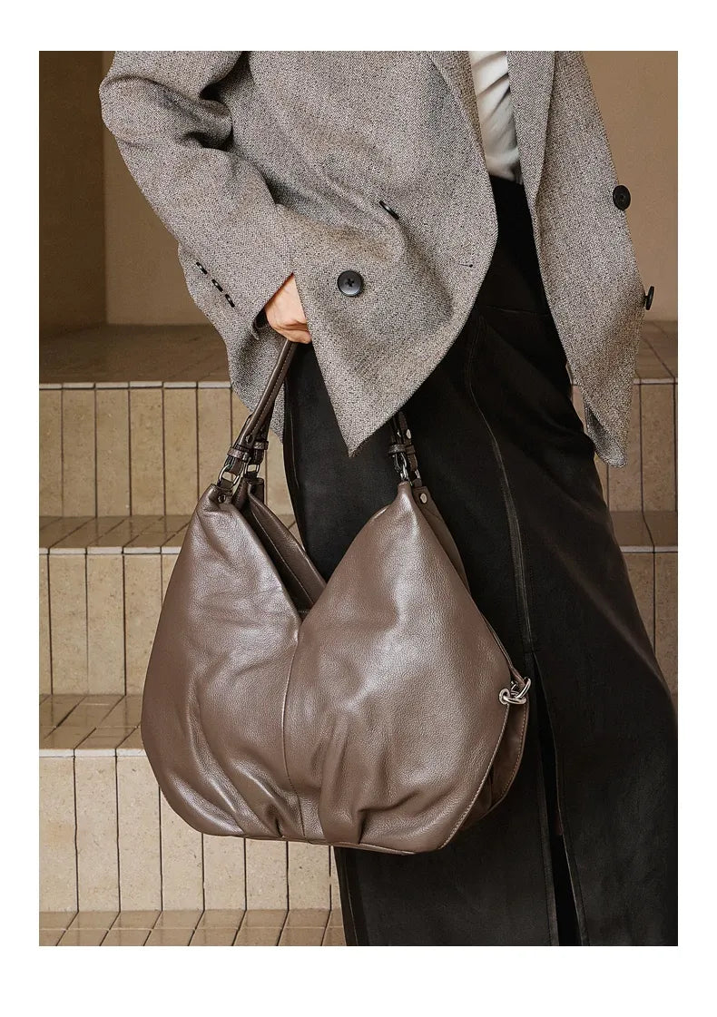 Bolsa Maxi em Couro Madeleine