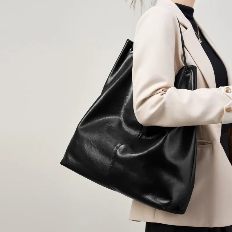 Bolsa Maxi em Couro Marion