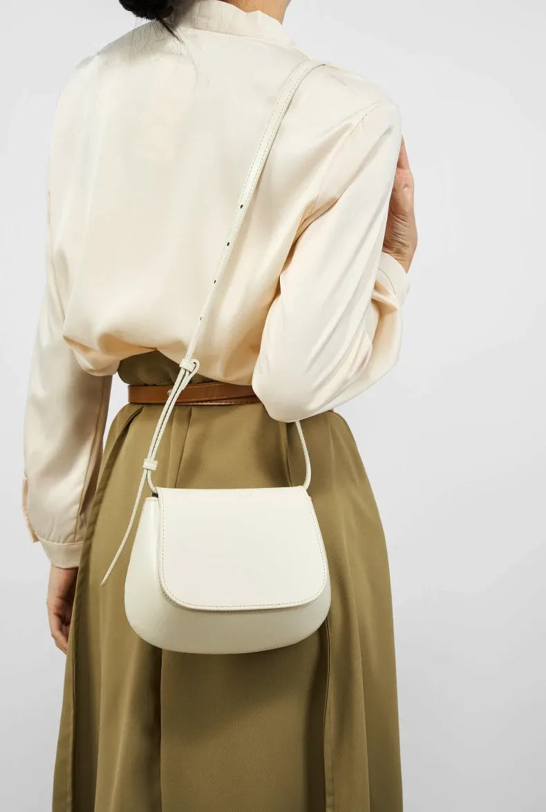 Bolsa Satchel em Couro Hush