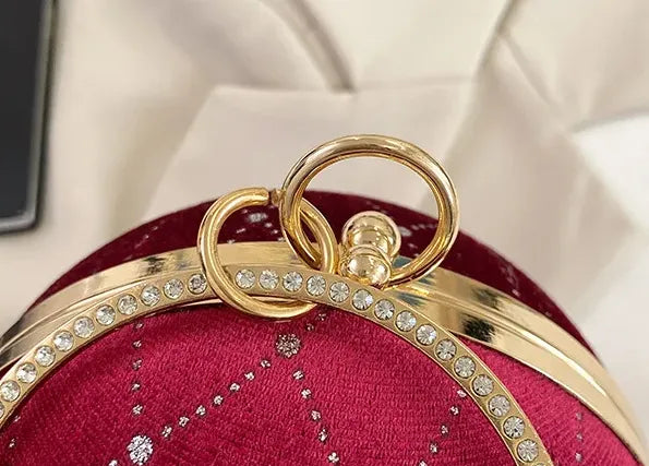 Bolsa de Mão Globo Velvet