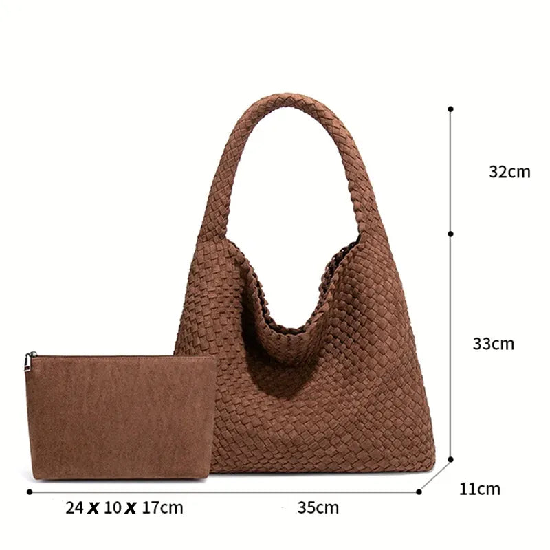 Bolsa Tote em Tressê Cassandra