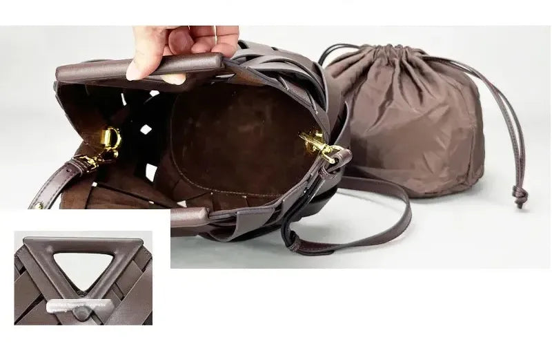 Bolsa de Ombro Couro Legítimo Lorena