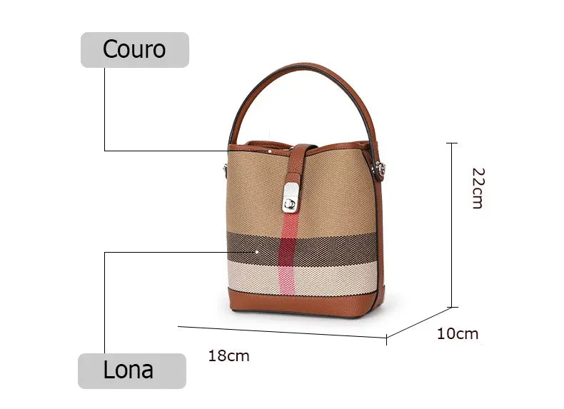 Bolsa Bucket Couro Legítimo Oban