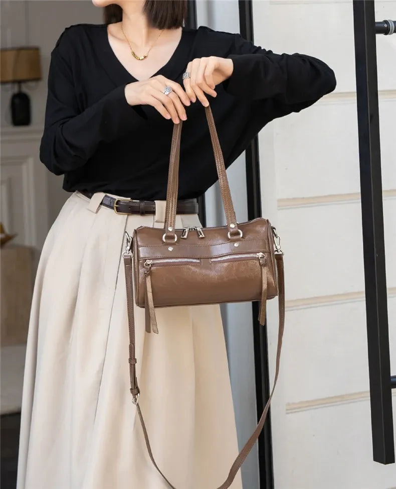 Bolsa de Ombro em Couro Margot