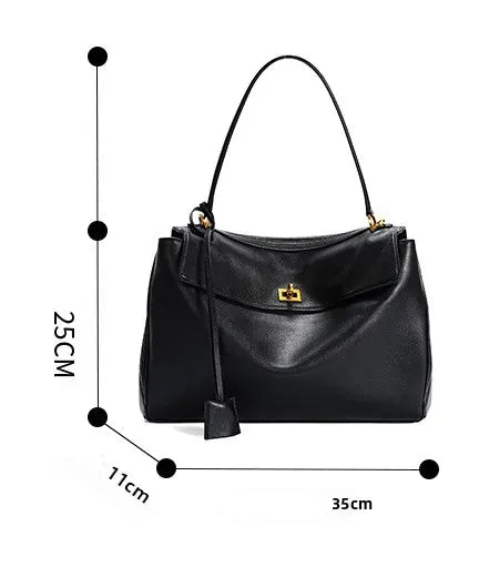 Bolsa Cassy de Ombro em Couro