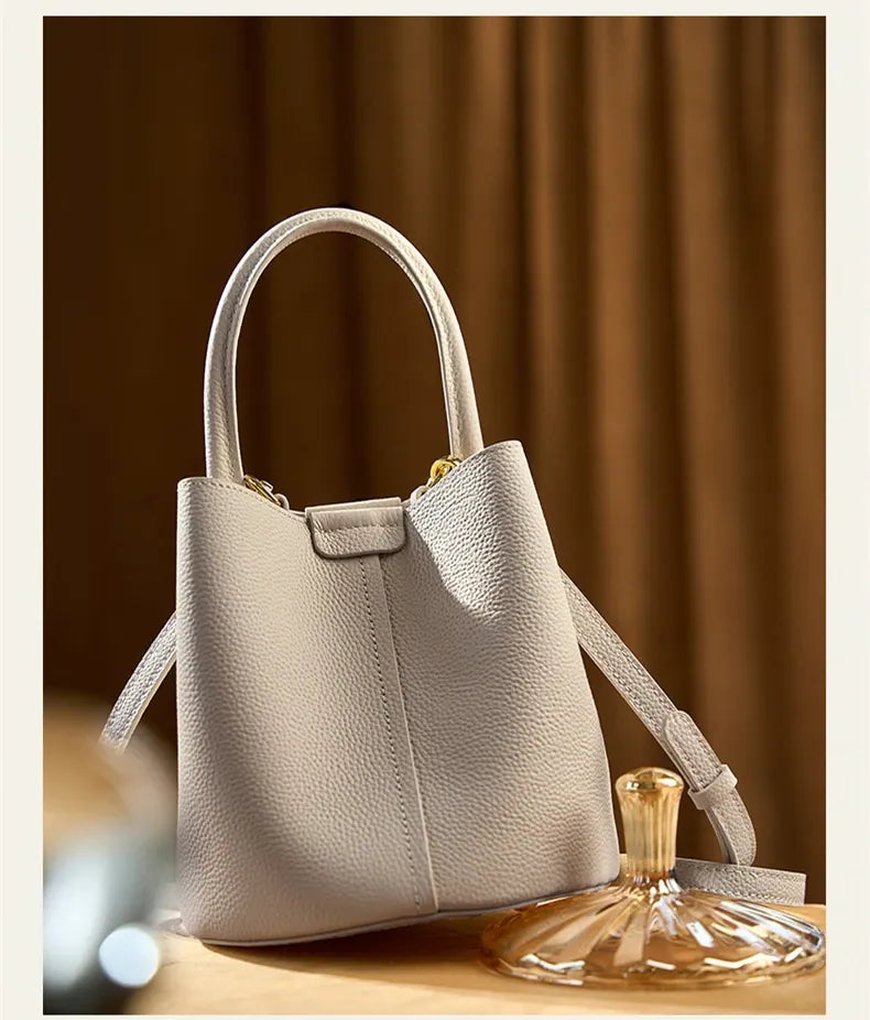 Bolsa Bucket Couro Legítimo Breeze