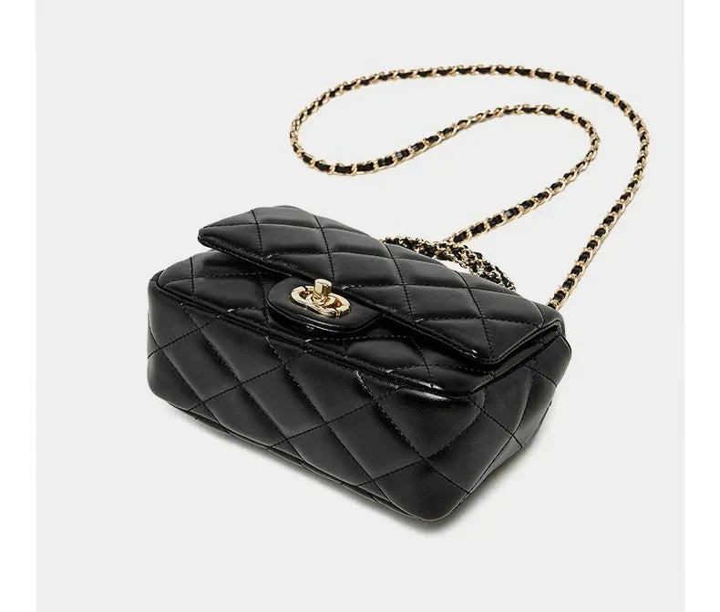 Bolsa Crossbody Matelassê em Couro Paris