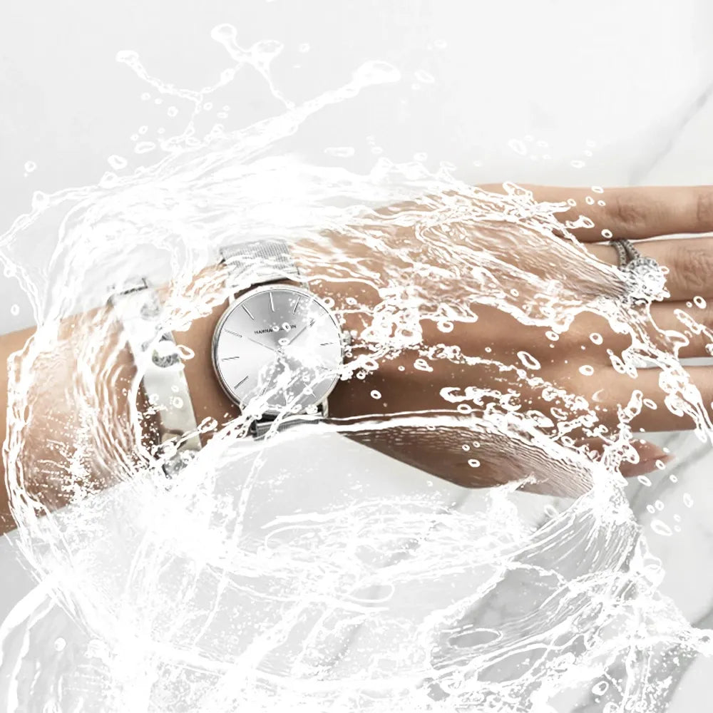 Relógio Aço Inoxidável Minimalist