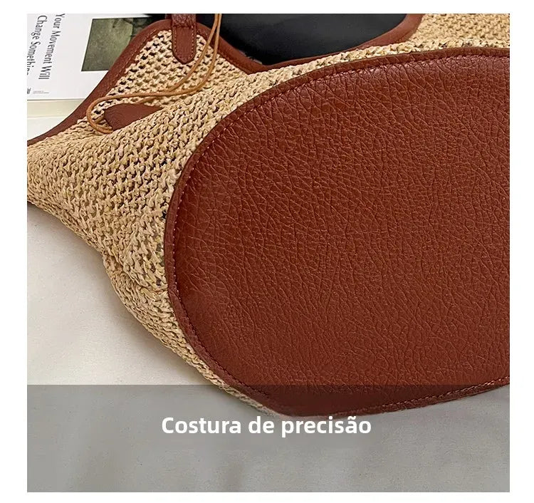 Bolsa de Ombro Maresias Marrom