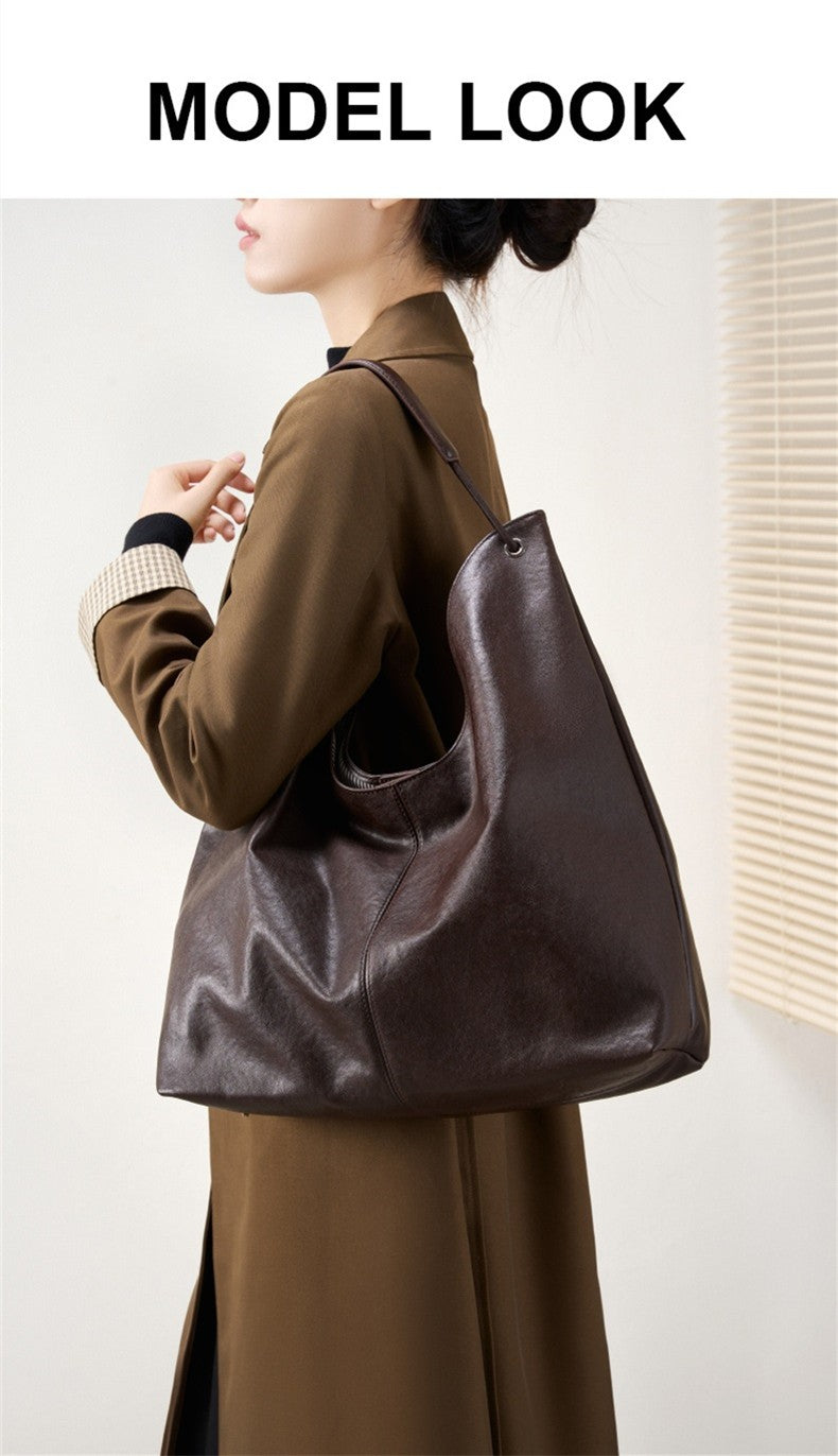 Bolsa Maxi em Couro Marion