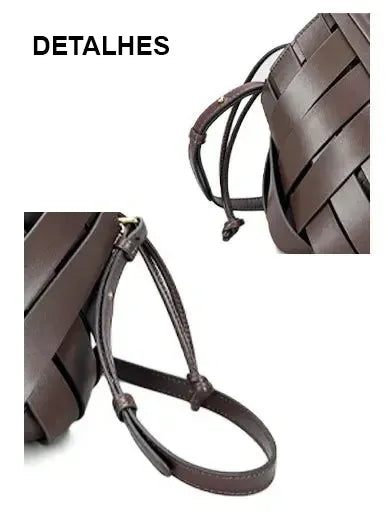 Bolsa de Ombro Couro Legítimo Lorena