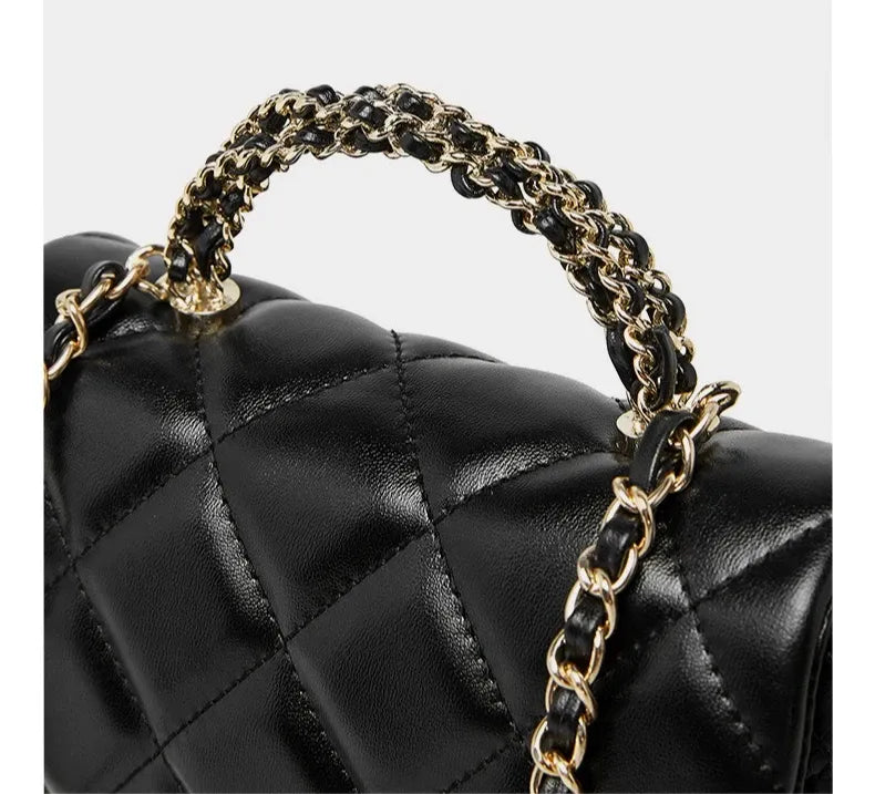 Bolsa Crossbody Matelassê em Couro Paris