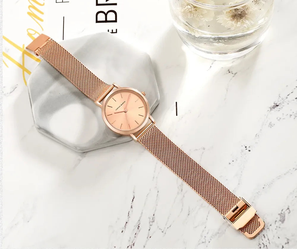 Relógio Aço Inoxidável Minimalist