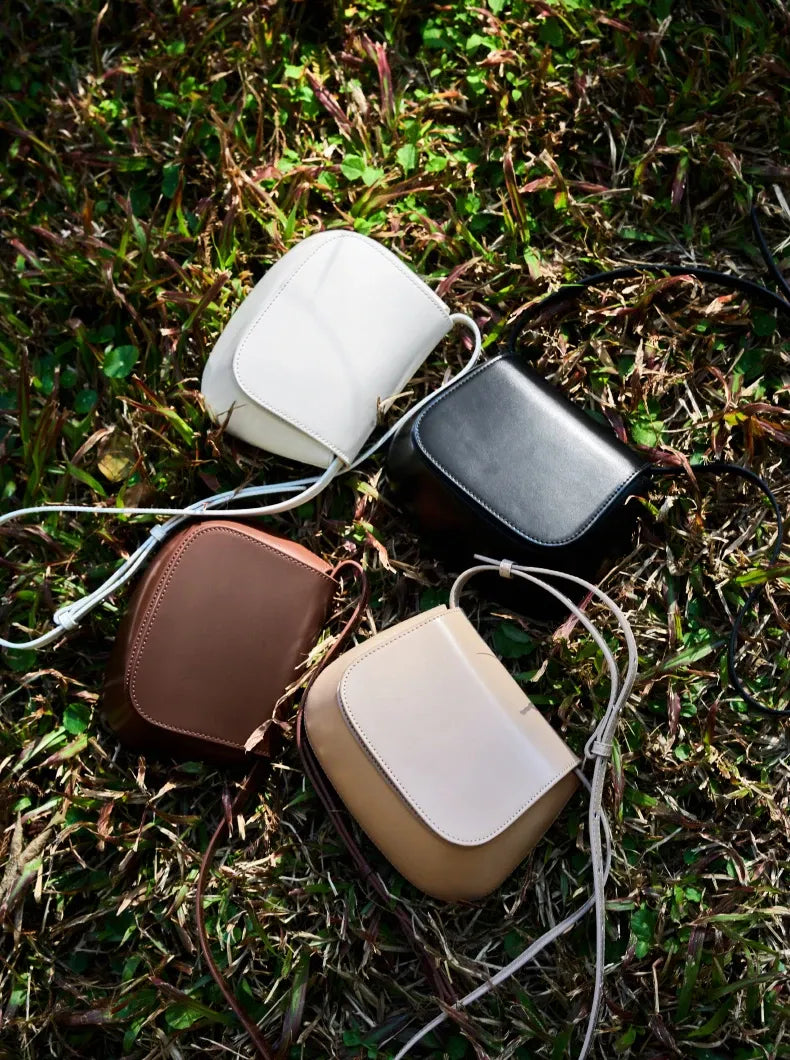 Bolsa Satchel em Couro Hush