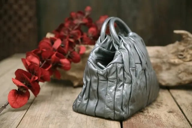 Bolsa em Couro Macio Mosaico