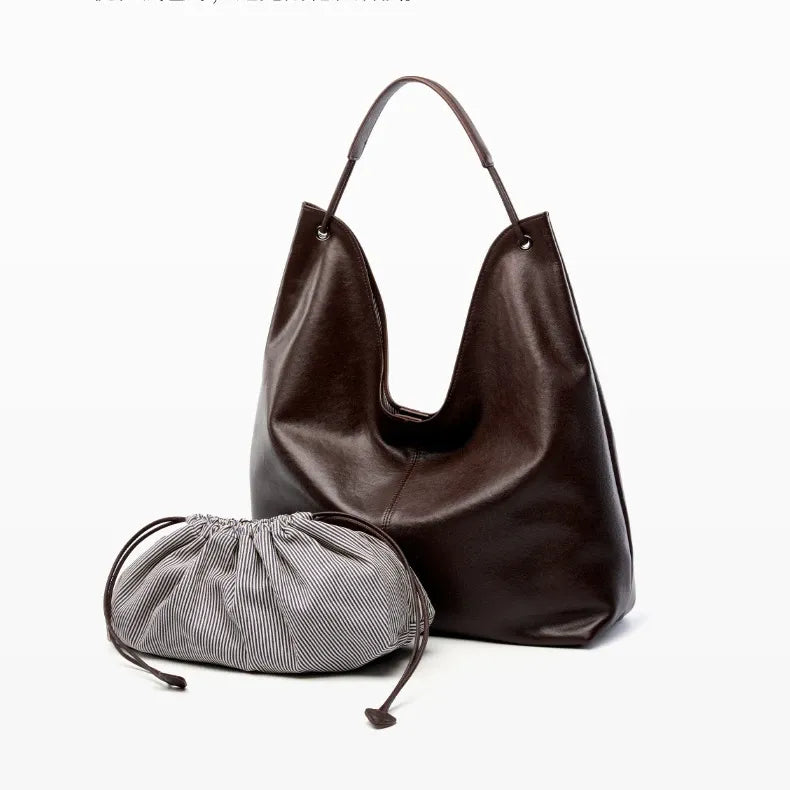 Bolsa Maxi em Couro Marion