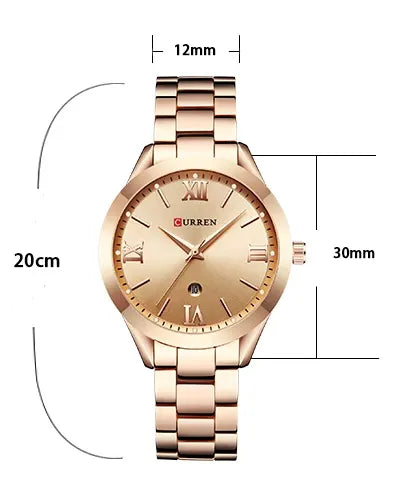 Relógio Aço Inoxidável Elegance