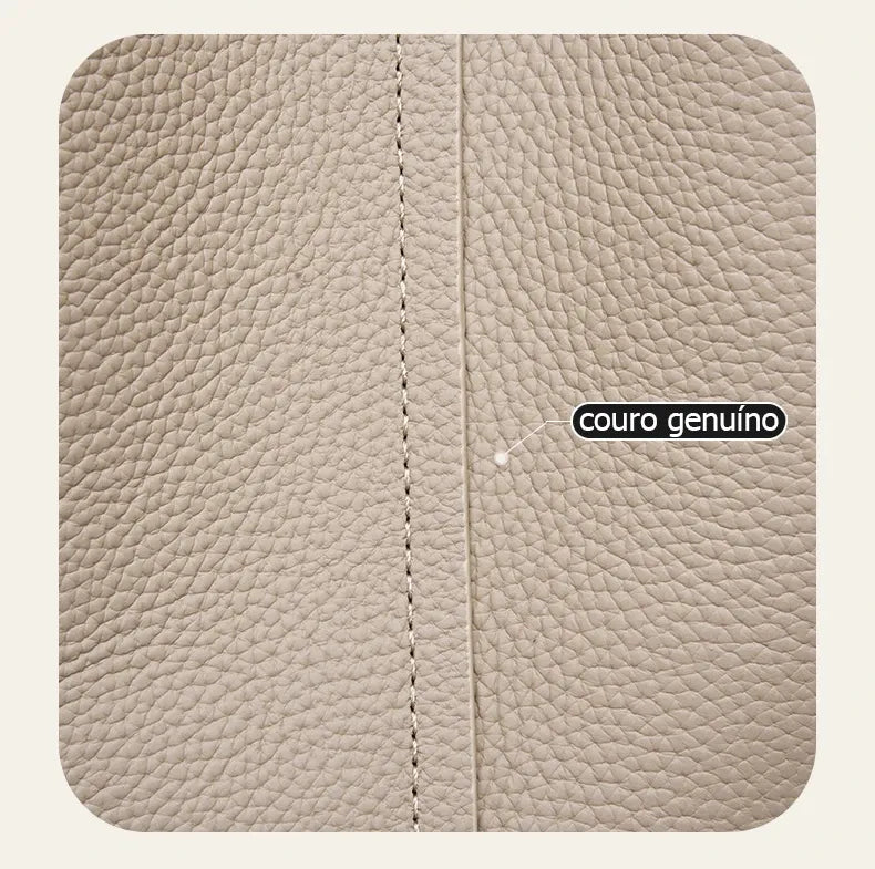 Bolsa Bucket Couro Legítimo Breeze