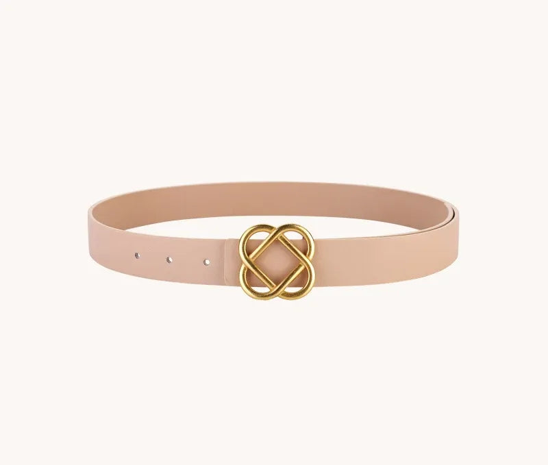 Cinto de Couro Legítimo Geometry