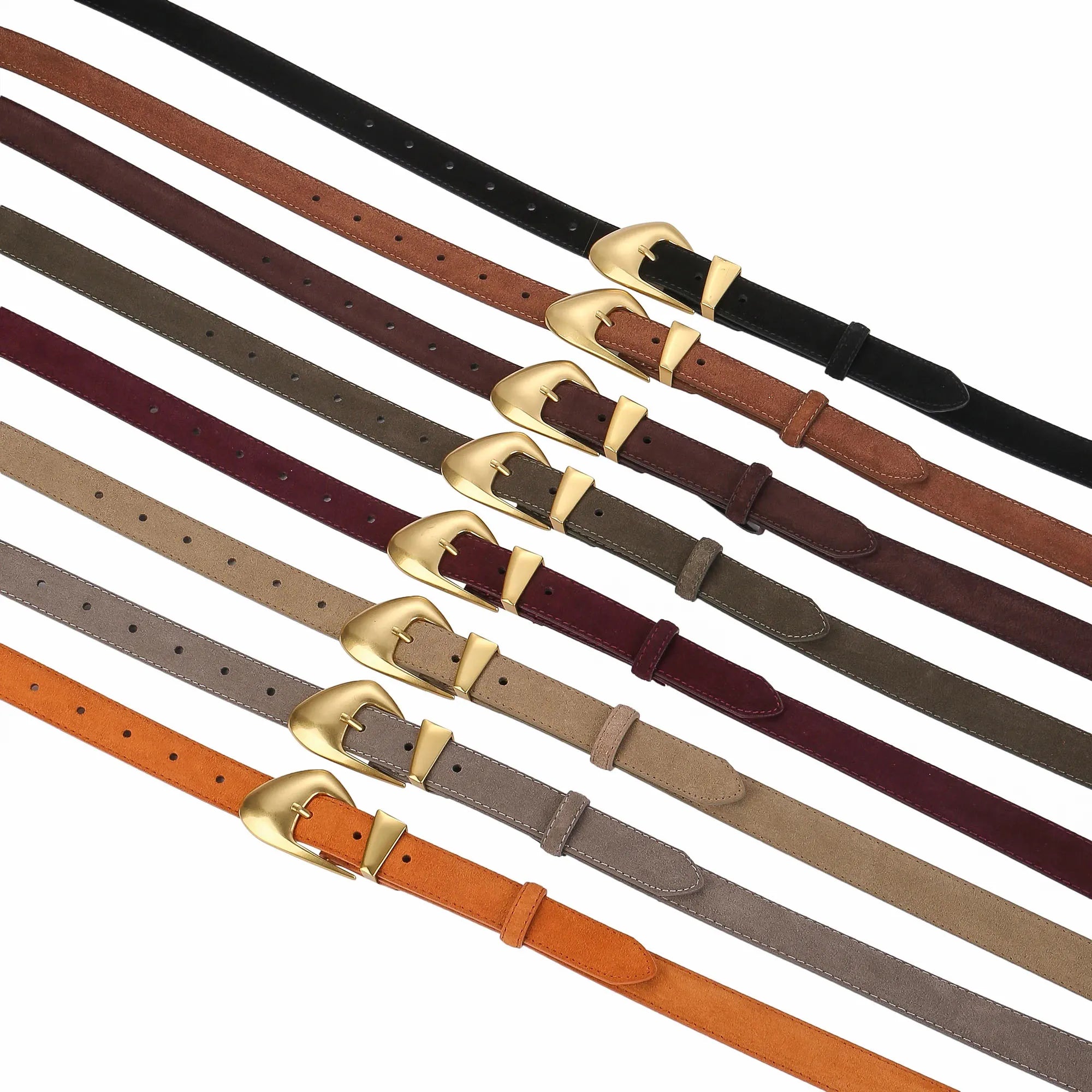 Cinto de Couro Camurça Belle