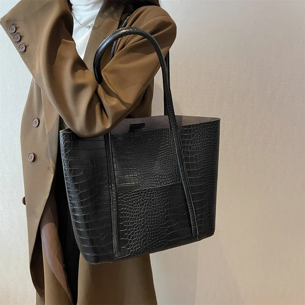 Bolsa Tote de Ombro Manhattan