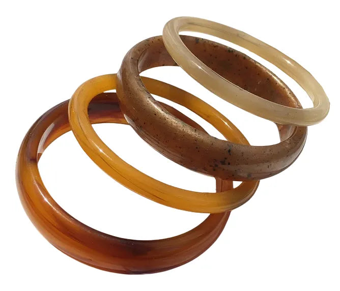 Conjunto Braceletes Mármore