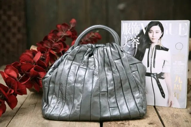 Bolsa em Couro Macio Mosaico