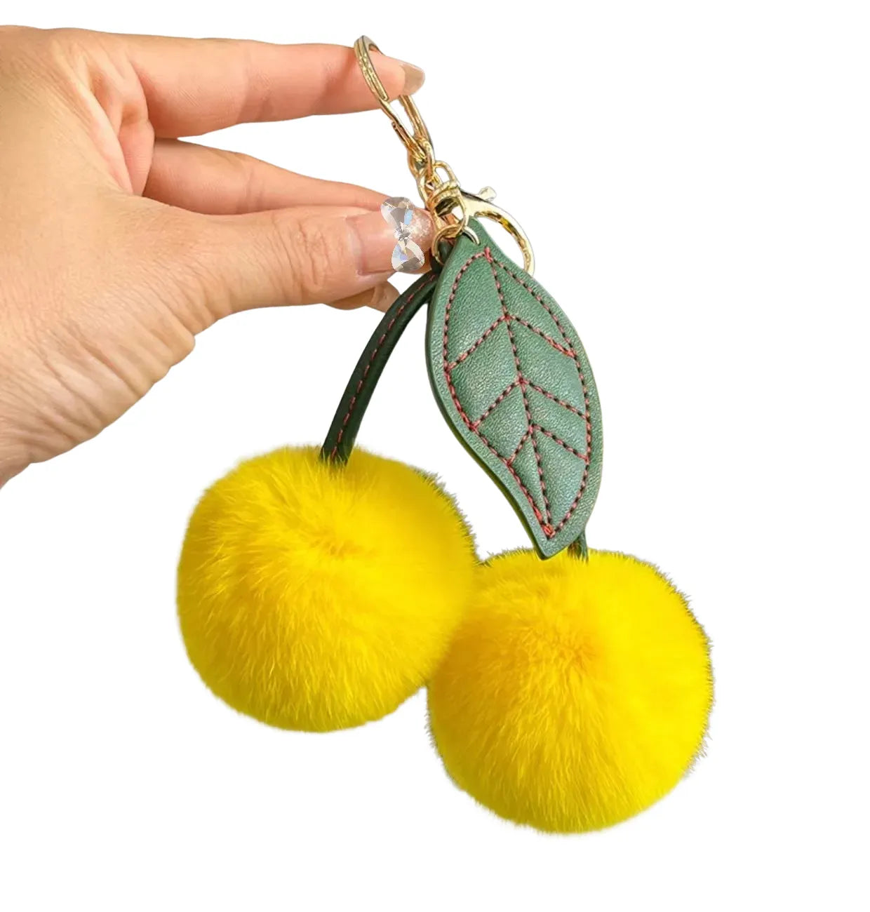 Pingente/Chaveiro de Bolsa Cereja