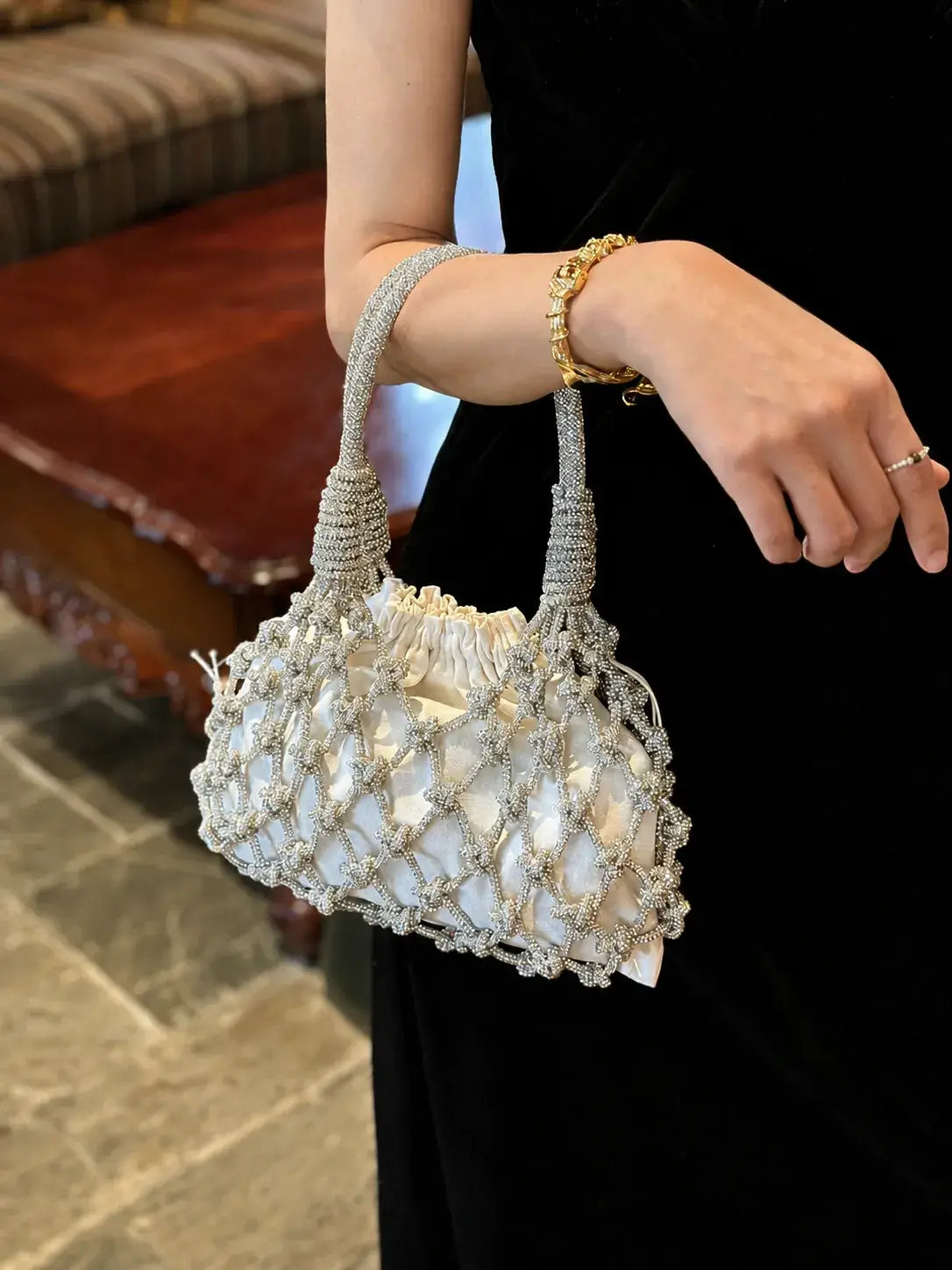 Bolsa Cristalo de Mão