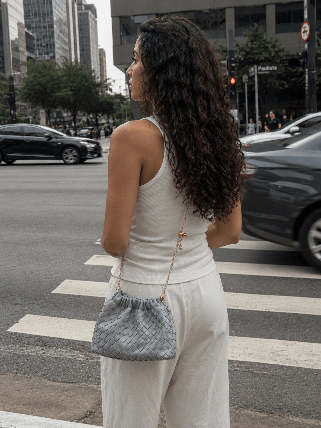 Bolsa em Tressê Crossbody Liandra