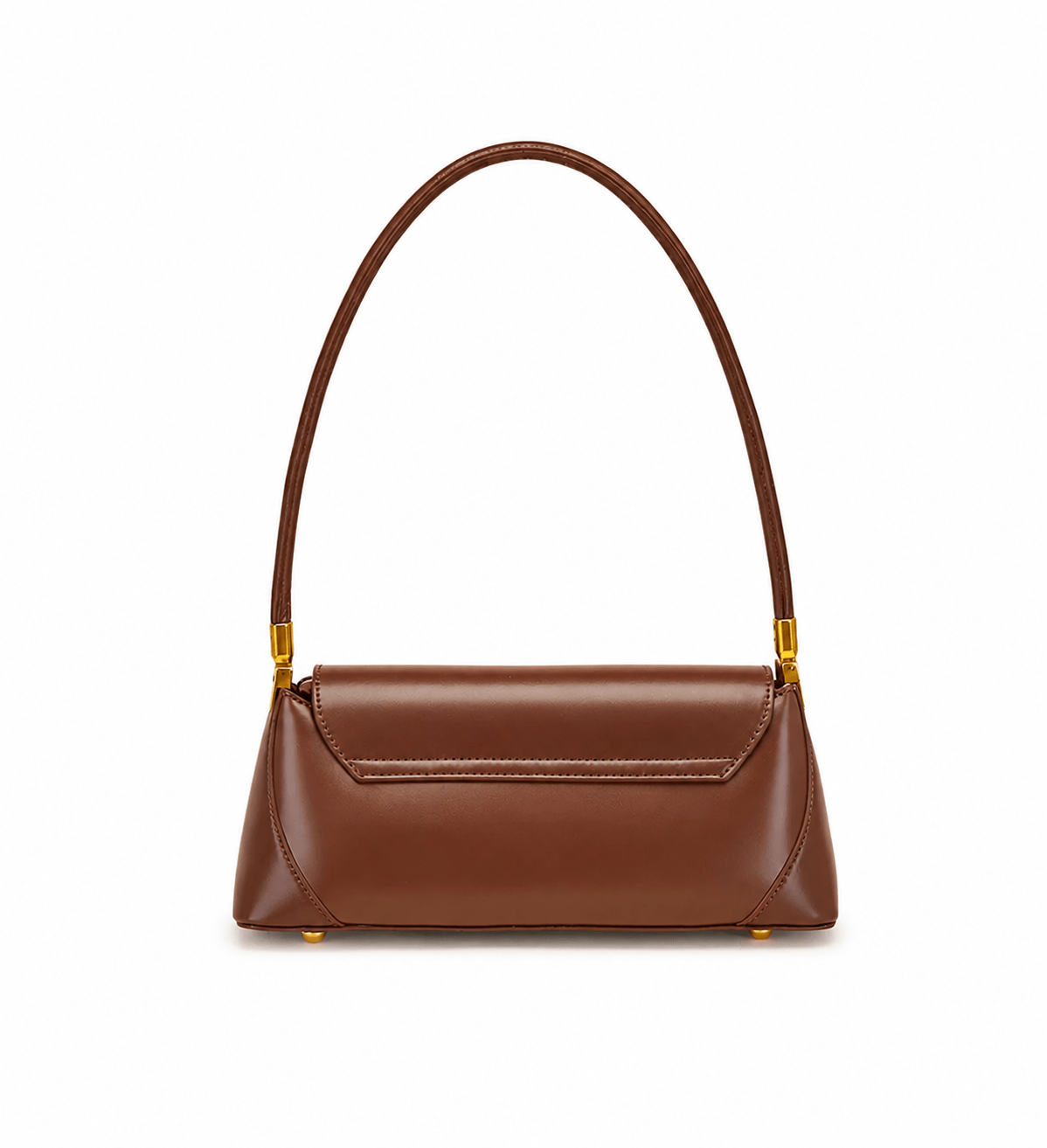 Bolsa Baguete em Couro Veneza