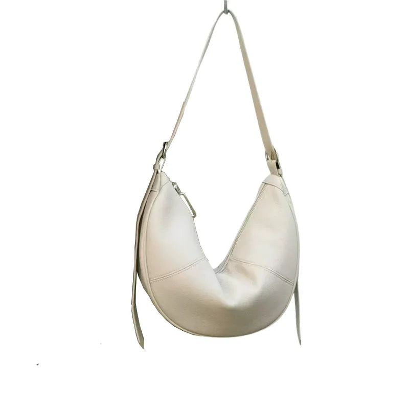 Bolsa de Ombro Hobo em Couro Túlia