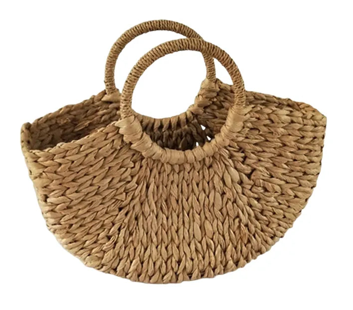 Bolsa Estruturada Palha Colorida Recifes