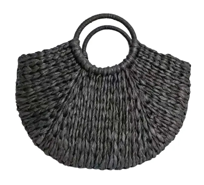 Bolsa Estruturada Palha Colorida Recifes