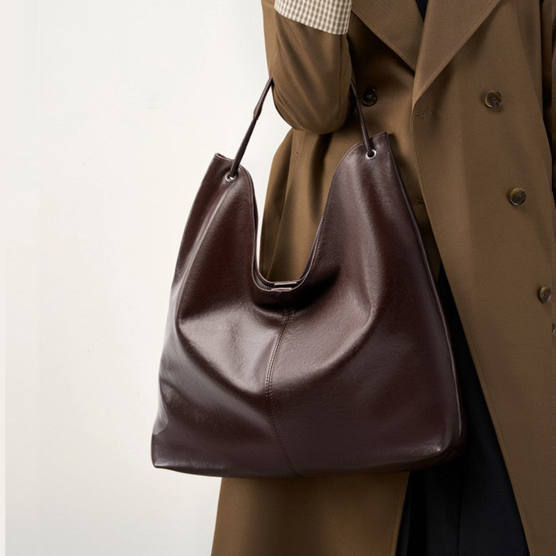 Bolsa Maxi em Couro Marion