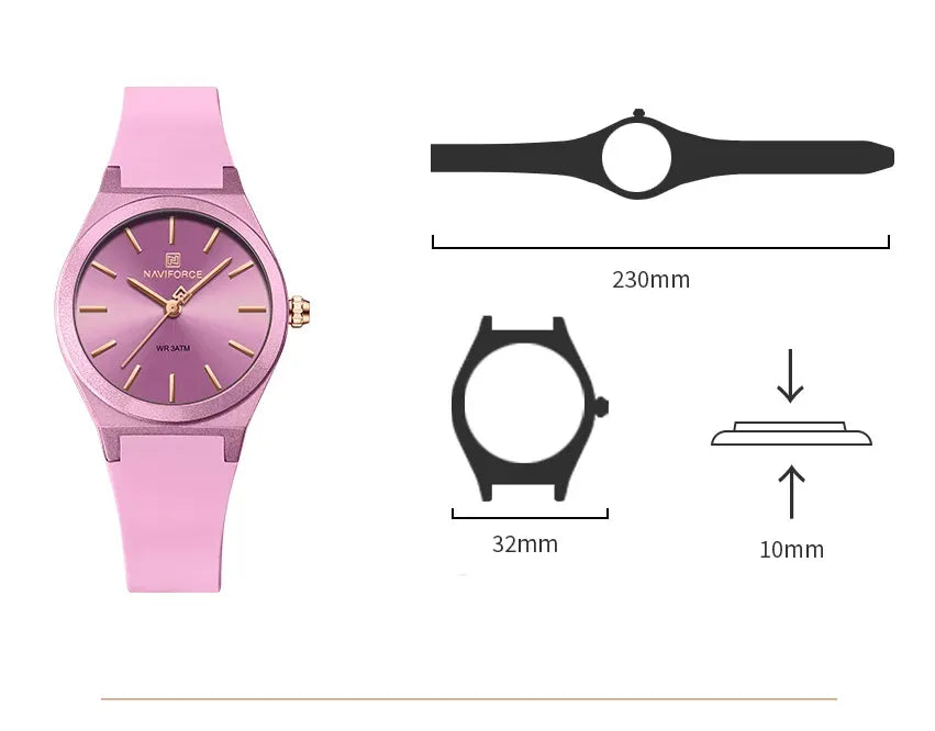 Relógio Pulseira Silicone Flow