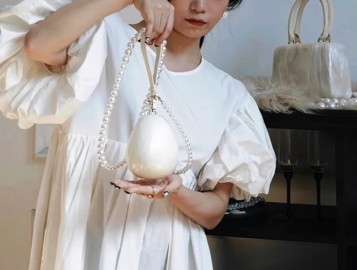 Mini Bolsa de Mão Pérola