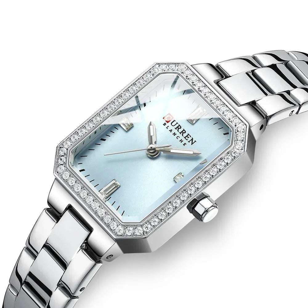 Relógio Aço Inoxidável Square