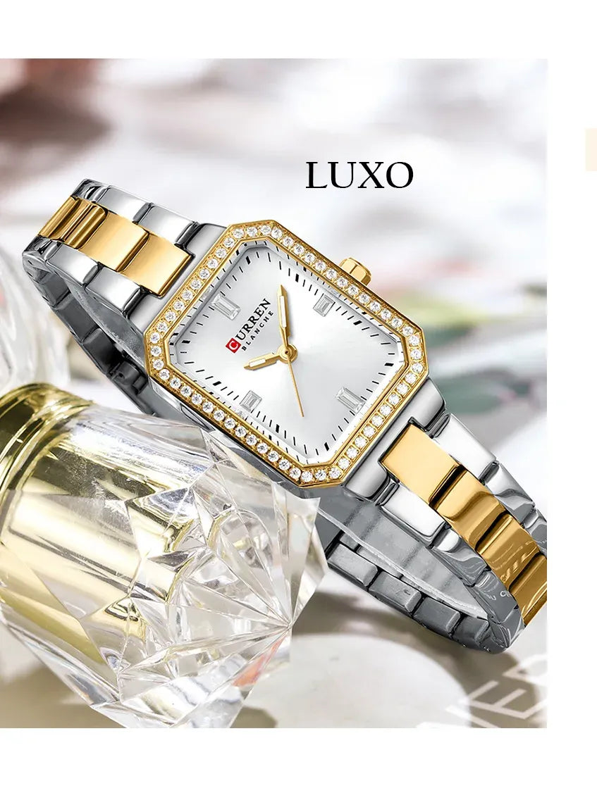 Relógio Aço Inoxidável Square