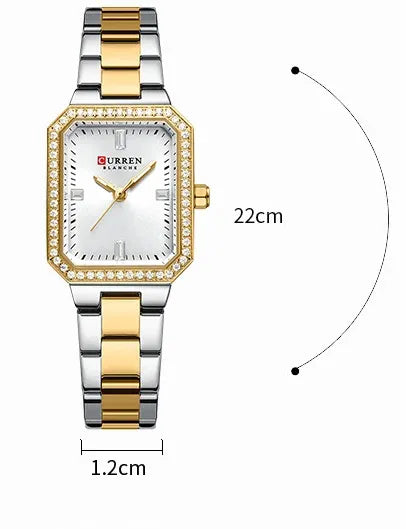 Relógio Aço Inoxidável Square